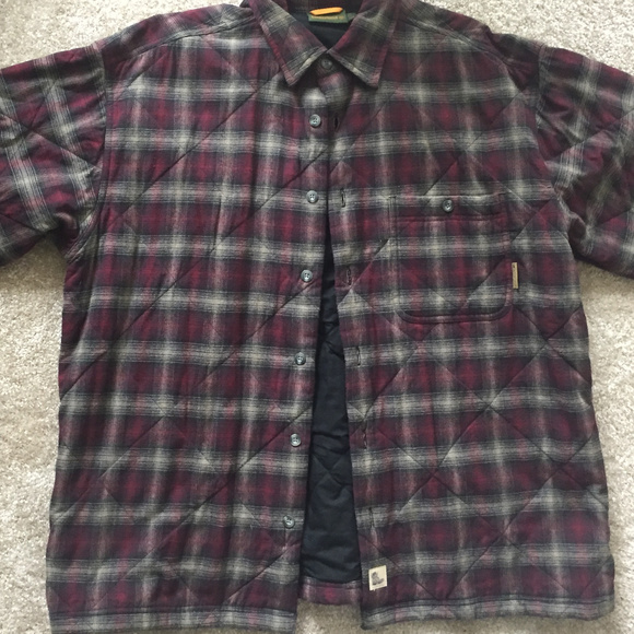 timberland flannel jacket